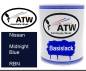 Preview: Nissan, Midnight Blue, RBN: 1L Lackdose, von ATW Autoteile West.